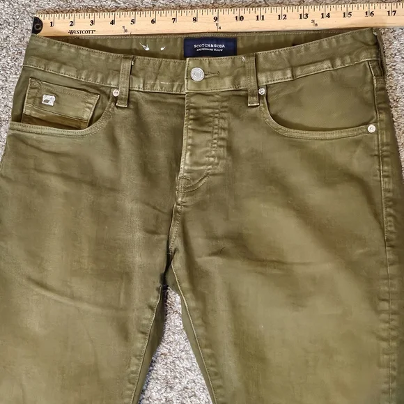 Scotch & Soda Ralston Garment Dyed Jeans - Stretch Button Fly - Size 30x32 - Picture 2 of 12